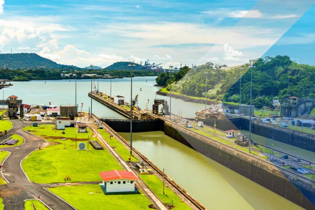 Photo of Miraflores locks for article on working with an EOR in Panama, otherwise known as an employer of record.