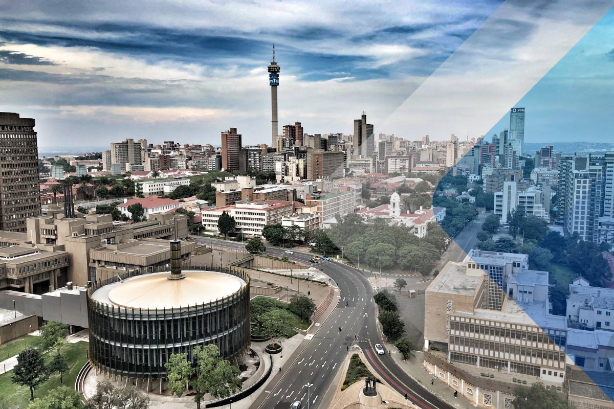 Fotografia de stock de Joanesburgo para acompanhar artigo sobre empregador de registo na África do Sul - EOR