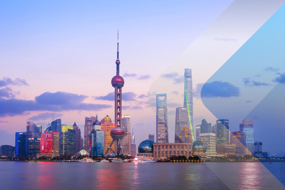 Stockfoto von Shanghai als Beilage zu einem Artikel über China PEO (Professional Employer Organisation)