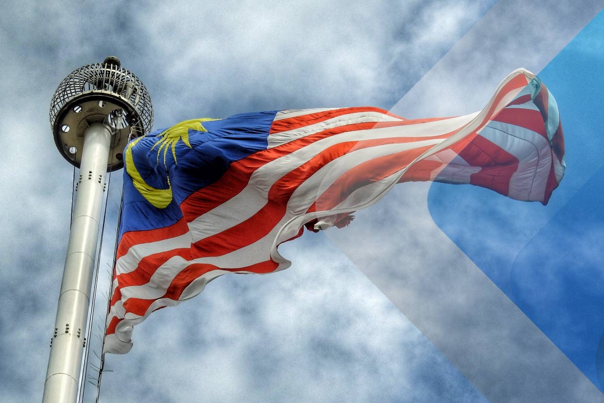 Foto de la bandera de Malasia para acompañar el artículo sobre el empleador de registro en Malasia EOR
