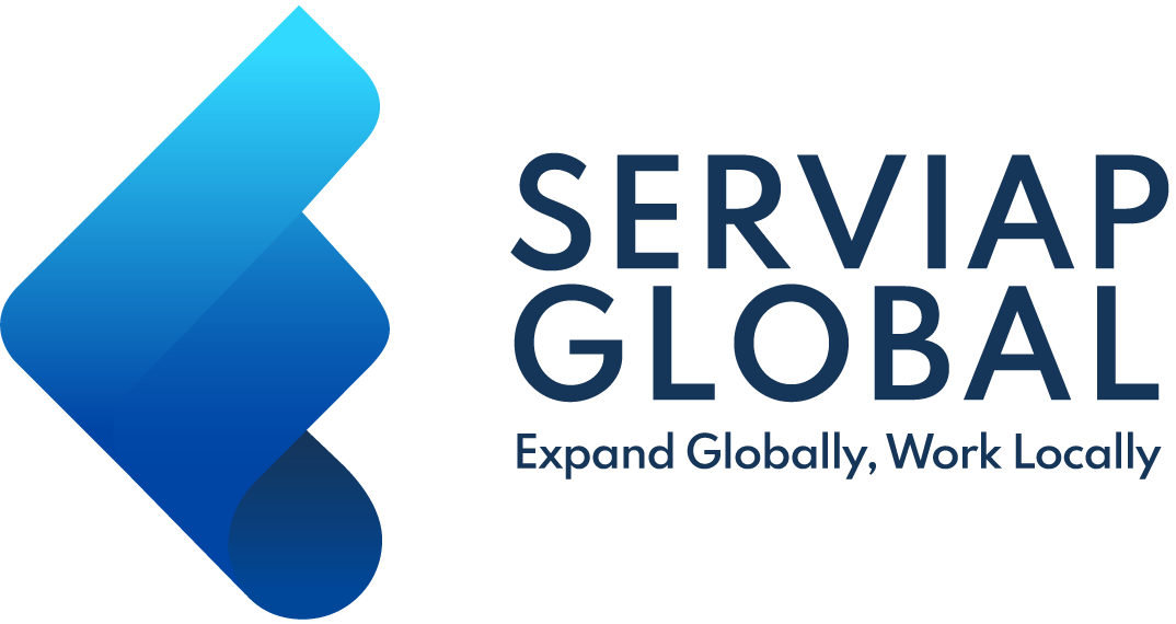 El logotipo de Serviap Global