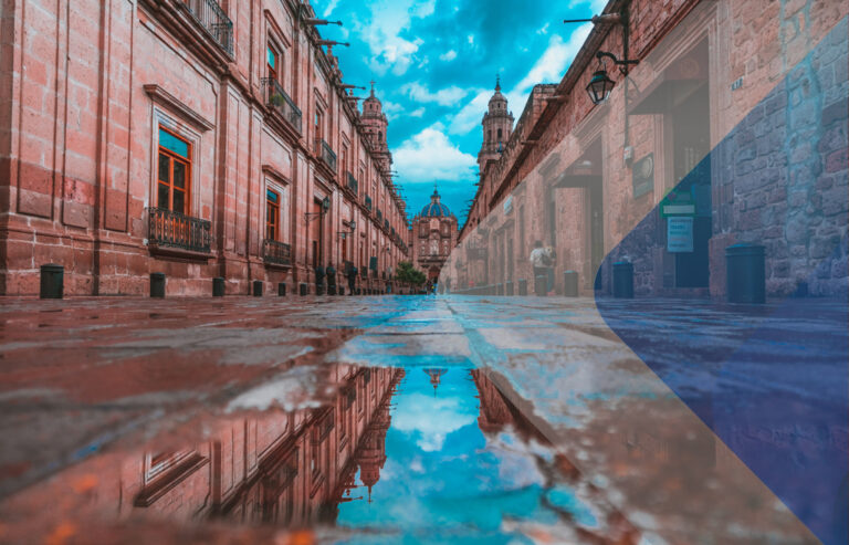 Stock image of Morelia to accompany article on hiring via an employer of record in Mexico