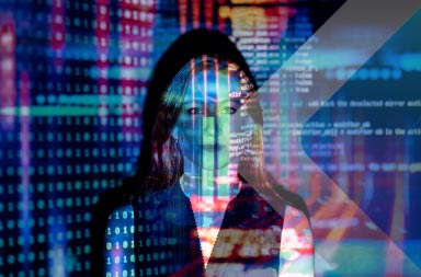 An image of a woman to illustrate article on AI recruiting tools.