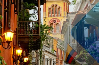 A EOR na Colômbia pode estar sediada na cidade colonial de Cartagena, que tem os valores de terrenos mais elevados do país. Imagem de Ricardo Gomez Angel no Unsplash