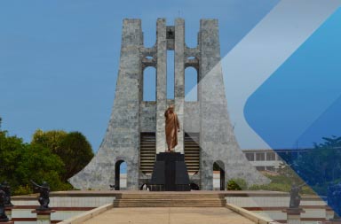 The mausoleum of Kwame Nkrumah in Accra celebrates the hero of Ghanian independence. Photo by Ifeoluwa on Unsplash to illustrate article on employer of record in Ghana