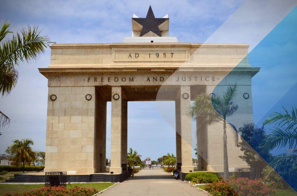 Osu castle entrance in Accra to illustrate article on employer of record in Ghana. Photo by Ifeoluwa on Unsplash