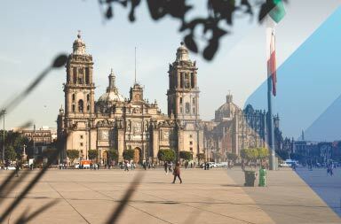 Fotografia de stock da Cidade do México para acompanhar um artigo sobre serviços de processamento de salários no México