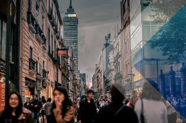 A stock image of Mexico City to accompany Serviap Global article on payroll outsourcing.