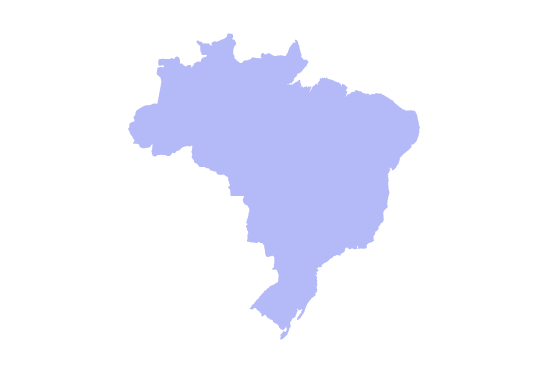 Map of Brasil