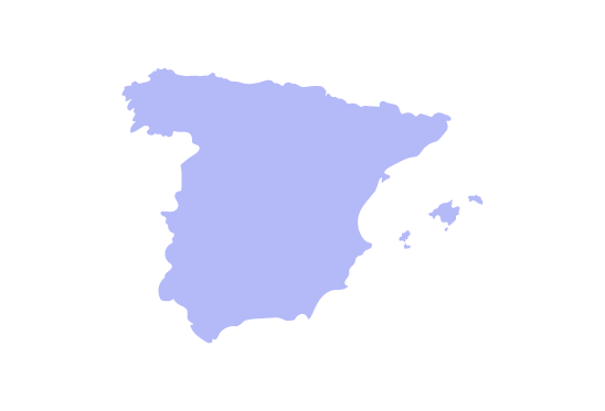 Map of España