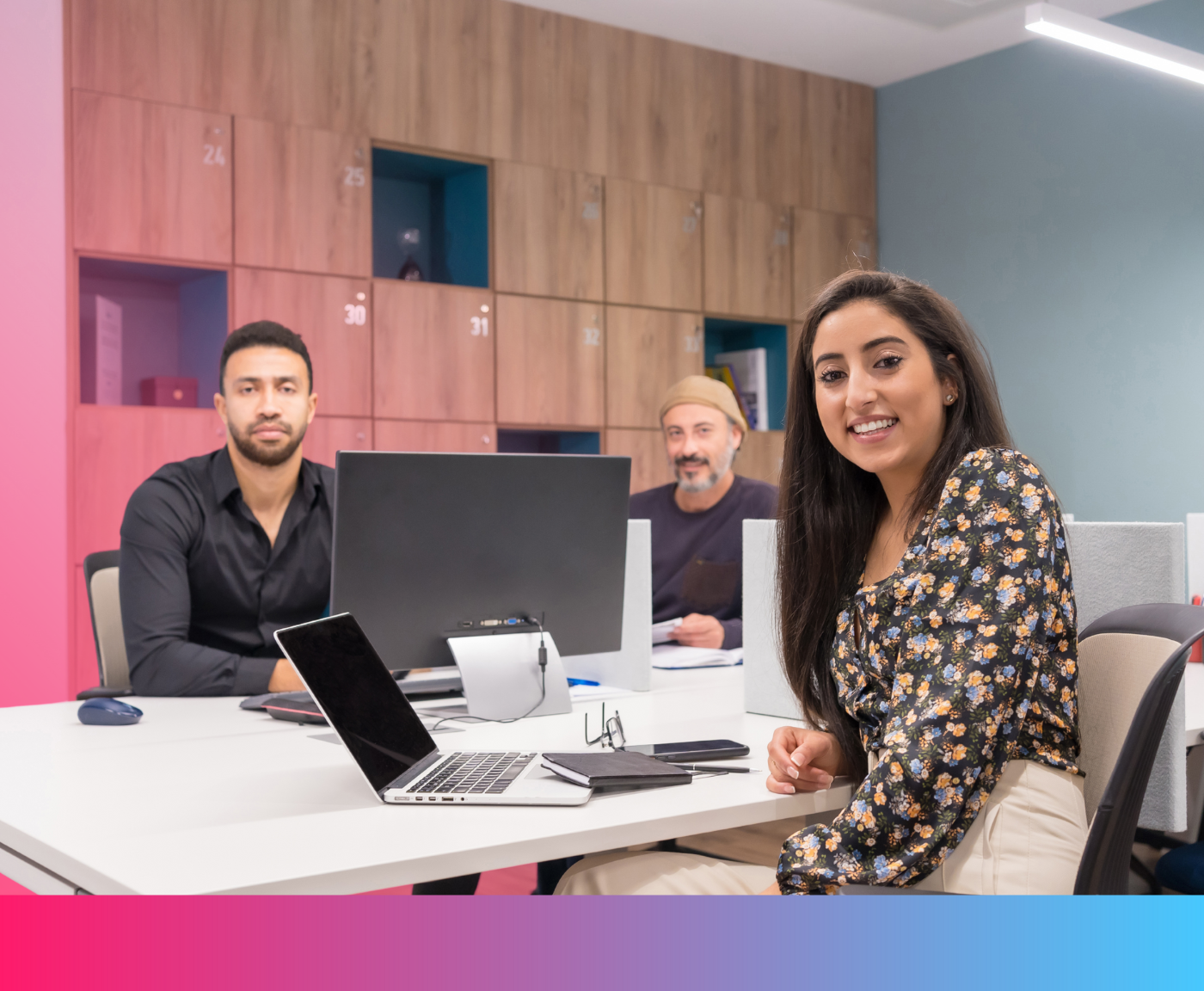 Business professionals discussing payroll compliance in an office — CTS payment deadline in Peru, November 2025