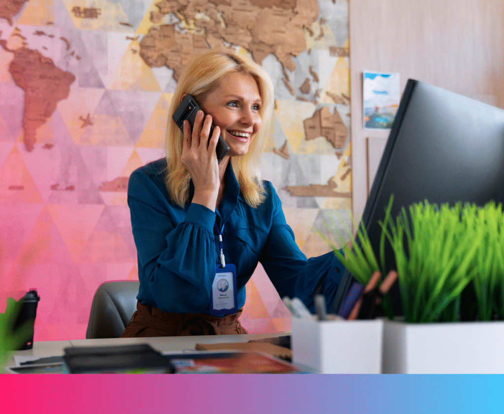 HR professional onboarding international employees remotely. Global hiring and onboarding process without a local office — Serviap Global.