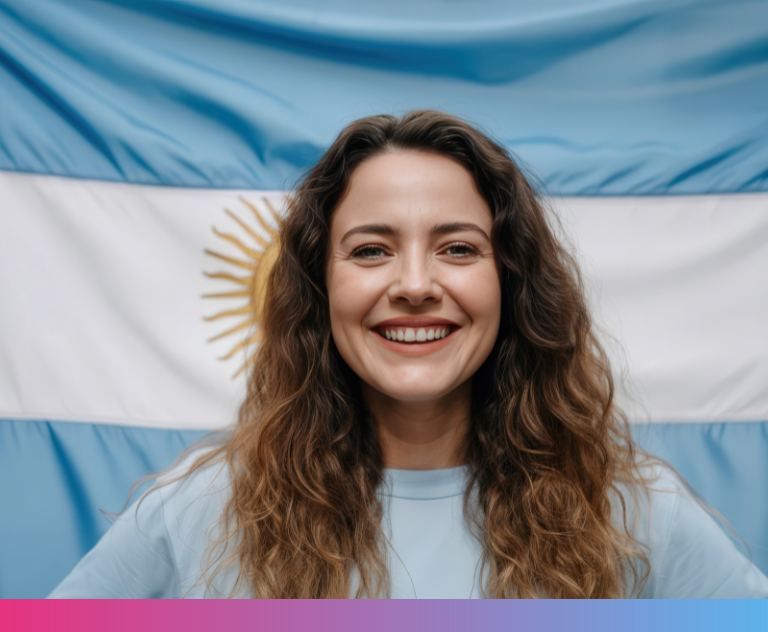Professional representing Argentina's skilled workforce, showcasing the country’s growing role as a key destination for hiring LATAM talent through Serviap Global.
